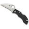 Spyderco 2024 Spyderco Reveal 8 Manbug, Lightweight Black, Wharncliffe Serrated SPY-MBKWS - alternate 3